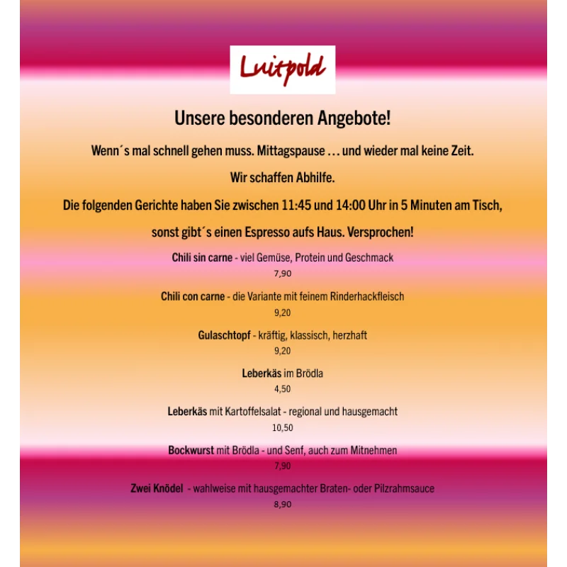 Willkommen im Café Luitpold