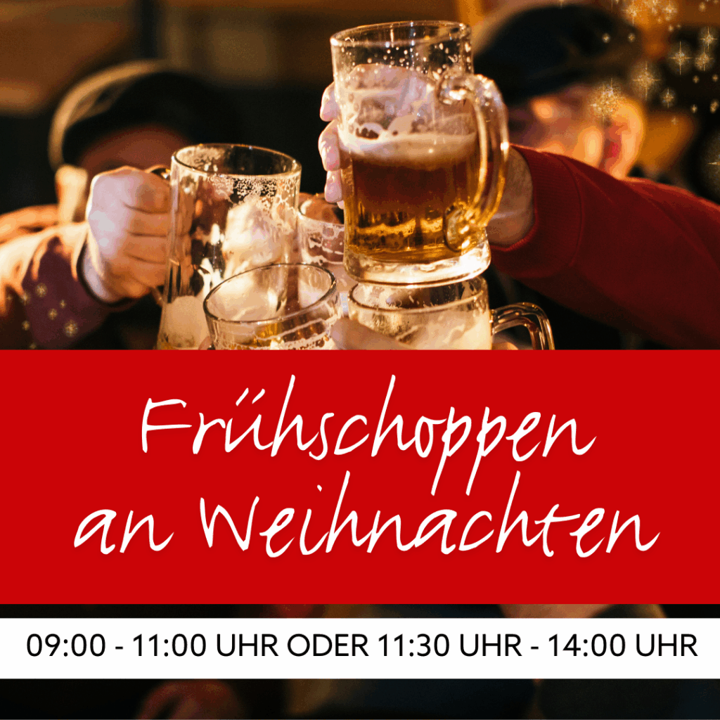 Frühschoppen an Weihnachten im Café Luitpold Bamberg mit Weißwurstfrühstück und DJ Valdemossa